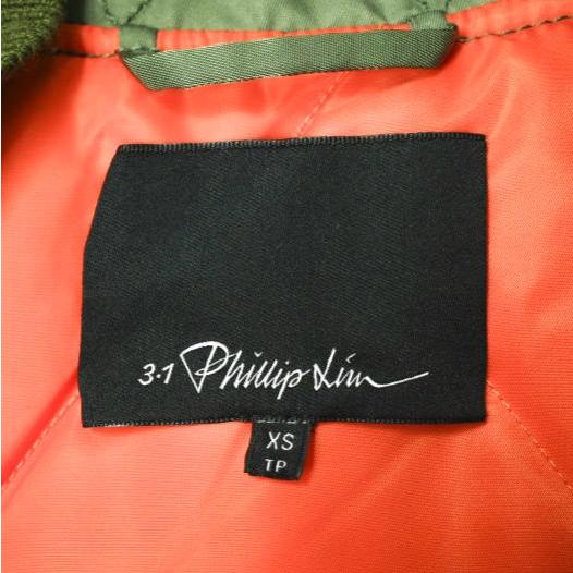 3.1 Phillip Lim スリーワン フィリップリム 15AW Knotted Harness Bomber Jacket ロープデザイン ボンバージャケット XS OLIVE フライト |  | 03