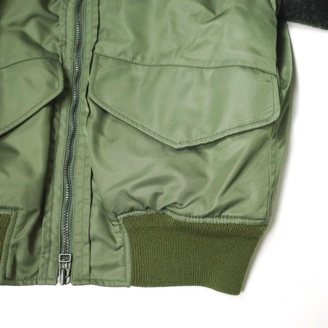 3.1 Phillip Lim スリーワン フィリップリム 15AW Knotted Harness Bomber Jacket ロープデザイン ボンバージャケット XS OLIVE フライト |  | 05