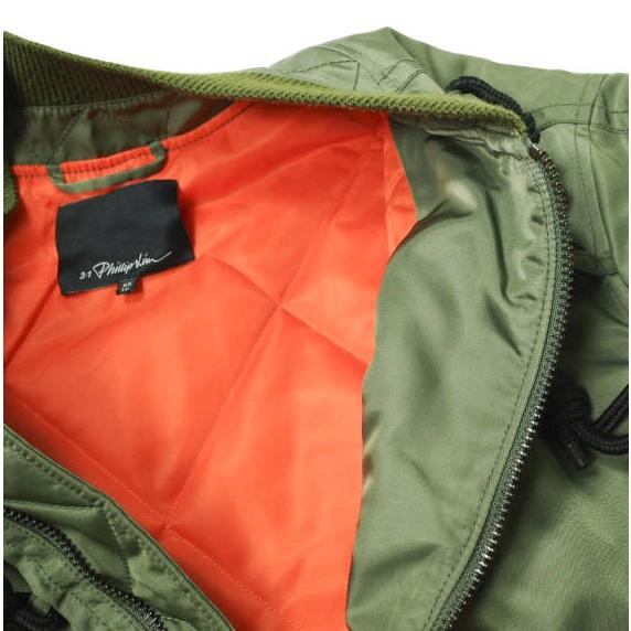 3.1 Phillip Lim スリーワン フィリップリム 15AW Knotted Harness Bomber Jacket ロープデザイン ボンバージャケット XS OLIVE フライト |  | 07