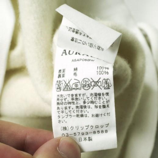 AURALEE オーラリー 日本製 BACK WOOL SWEAT BIG PARKA バックウールスウェットビッグパーカー A6AP06BW 1 OATMEAL プルオーバー g15764 |  | 06