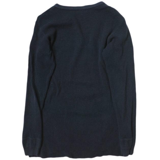 AURALEE オーラリー 日本製 INDIGO WAFFLE P/O インディゴ染めワッフルプルオーバー A5AP02IW 1 ネイビー 長袖 サーマル カットソー g15765 |  | 01