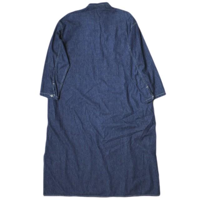 orslow x BEAMS BOY オアスロウ ビームスボーイ 別注 日本製 パッチワークシャツワンピース ONE SIZE インディゴ デニム マキシ g15768 |  | 01