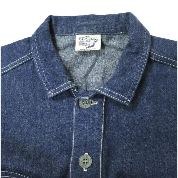 orslow x BEAMS BOY オアスロウ ビームスボーイ 別注 日本製 パッチワークシャツワンピース ONE SIZE インディゴ デニム マキシ g15768 |  | 04