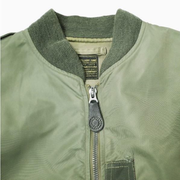 BUZZ RICKSON'S x UNUSED x BEAMS バズリクソンズ アンユーズド ビームス L-2B ナイロンフライトジャケット US1060 0 OLIVE MA-1 g15769 |  | 02
