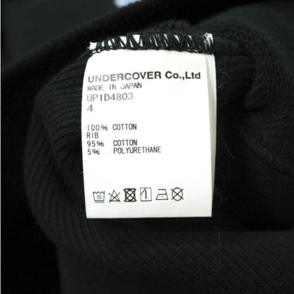 UNDERCOVER アンダーカバー 24SS 日本製 ROSE＆BEE SWEATSHIRT 裏毛 グラフィックスウェット UP1D4803 4 BLACK トレーナー 薔薇 蜂 g15775 |  | 07