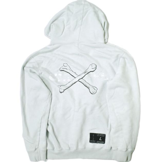 UNRAVEL PROJECT アンレーベルプロジェクト 19AW CROSSBONE HOODIE スウェットプルオーバーパーカー L ライトブルー BEN TAVERNITI g15787 |  | 01