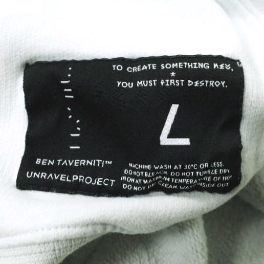 UNRAVEL PROJECT アンレーベルプロジェクト 19AW CROSSBONE HOODIE スウェットプルオーバーパーカー L ライトブルー BEN TAVERNITI g15787 |  | 07