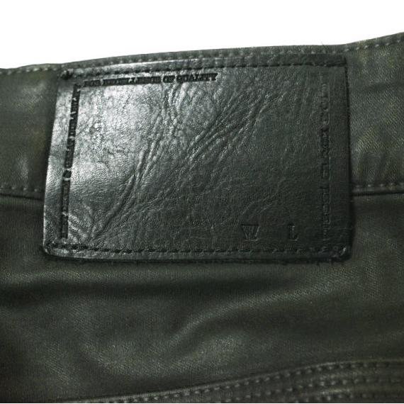 DIESEL BLACK GOLD ディーゼルブラックゴールド イタリア製 TYPE-241 コーティング加工スキニーパンツ 28 OLIVE ボタンフライ g15804 |  | 08