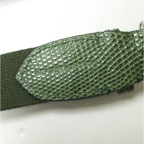 KAPTAIN SUNSHINE キャプテンサンシャイン 23AW 日本製 Rubber Belt リザード ラバーベルト KSBSRB103 M グリーン g15819 |  | 04