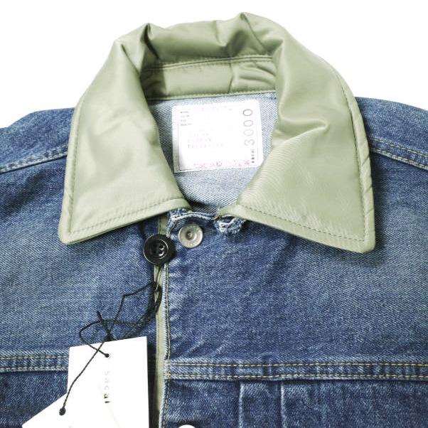 新品 sacai サカイ 23SS Denim x Nylon Twill Blouson デニム 新品 sacai サカイ 23SS Denim x Nylon Twill Blouson デニム