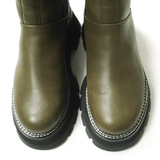 3.1 Phillip Lim スリーワン フィリップリム Kate Lug Sole Combat Boot サイドゴア コンバットブーツ SSF1-T748SEN 36(23cm) DK OLIVE |  | 05