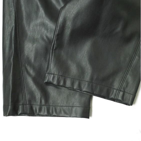 Ray BEAMS レイビームス 20AW フェイクレザーパンツ 63-23-0366-111 1 BLACK ボトムス g15837 |  | 06