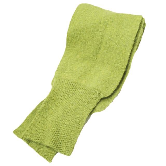 ROBERT MACKIE x BEAMS BOY ロバートマッキー ビームスボーイ 別注 スコットランド製 リブマフラー LIGHT GREEN ウール ニット g15841 |  | 01