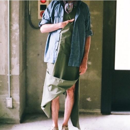 KENNETH FIELD ケネスフィールド 日本製 VEST LONG RIPSTOP