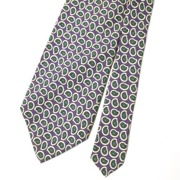 Polo by Ralph Lauren ポロバイラルフローレン アメリカ製 ペイズリーシルクネクタイ パープル MADE IN USA g15877 |  | 02