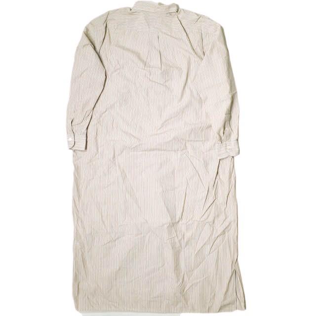 COMOLI コモリ 日本製 コットンシャツワンピース M01-02013 0 ORANGE STRIPE 長袖 ストライプ ロング プルオーバー トップス g15893 |  | 01