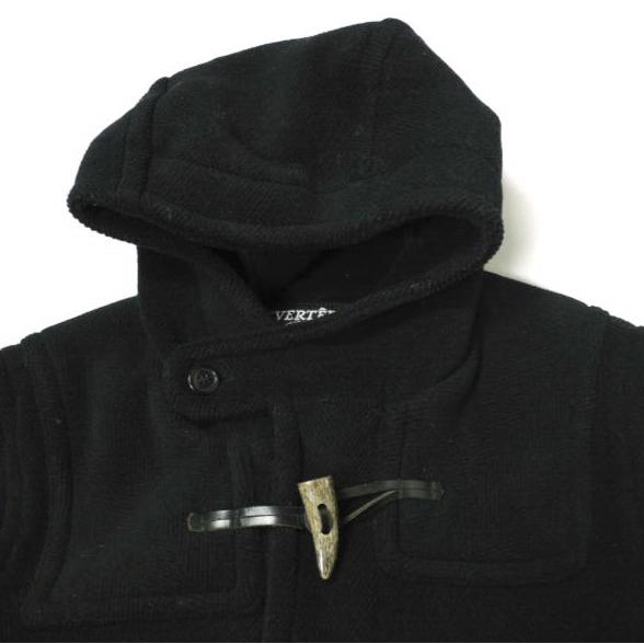 INVERTERE インバーティア NEWTON ABBOT LONG LENGTH DUFFLE COAT ヘリンボーンウール ダッフルコート 38 ブラック JOSHUA ELLIS g15899 |  | 03