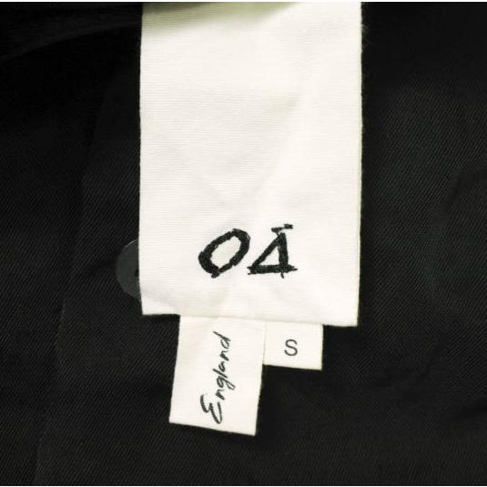 Omar Afridi オマールアフリディ 20AW イギリス製 OMAR SHIRT ナイロンツイル オマールシャツ S BLACK ロング丈ノーカラー ギャザー g15902 |  | 02