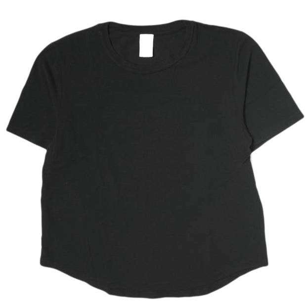 seya. セヤ 日本製 ESSENTIAL T-SHIRT GIZA JERSEY ギザコットンジャージー クルーネックTシャツ L ブラック 半袖 トップス g15926 | 