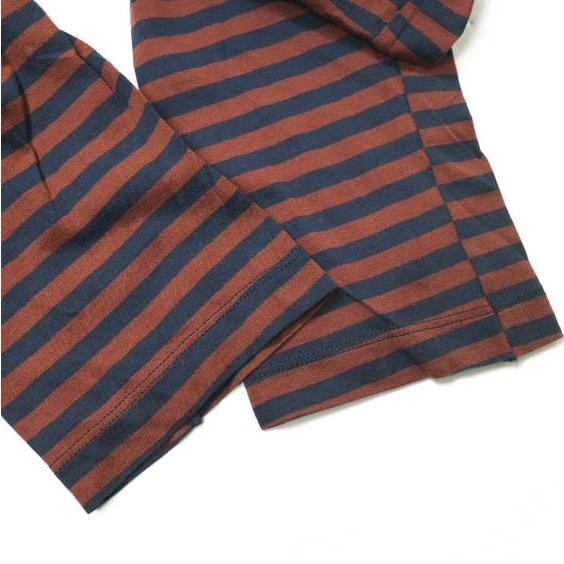 Schiesser シーサー ボーダークルーネックロングスリーブカットソー 6/L ブラウン/ネイビー 長袖 Tシャツ トップス g15955 |  | 04