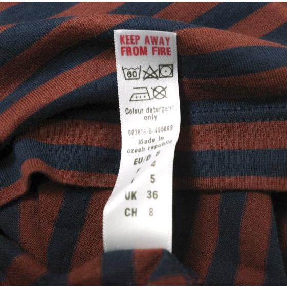 Schiesser シーサー ボーダークルーネックロングスリーブカットソー 6/L ブラウン/ネイビー 長袖 Tシャツ トップス g15955 |  | 06