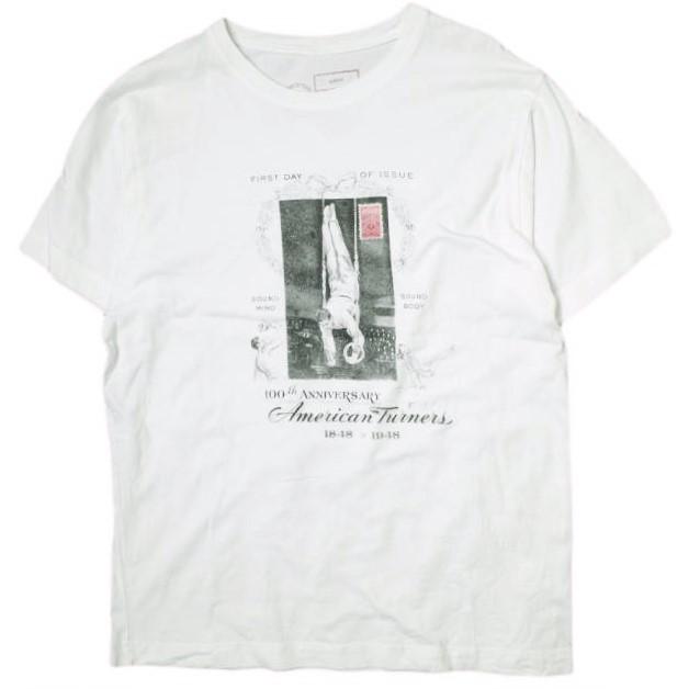 FRANK LEDER フランクリーダー ドイツ製 FIRST DAY OF ISSUE GRAPHIC S/S TEE グラフィックプリントTシャツ 0139007 L ホワイト g15956 | 