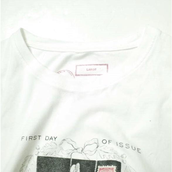 FRANK LEDER フランクリーダー ドイツ製 FIRST DAY OF ISSUE GRAPHIC S/S TEE グラフィックプリントTシャツ 0139007 L ホワイト g15956 |  | 03