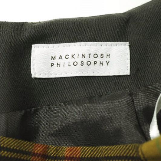 MACKINTOSH PHILOSOPHY マッキントッシュフィロソフィー チェックフレアロングスカート H5S09-162-60 34 イエロー/ブラウン g15986 |  | 02