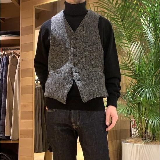 WILLIAM LOCKIE x BEAMS PLUS ウィリアムロッキー ビームスプラス スコットランド製 ROLL NECK ロールネックニット M ブラック セーター |  | 02