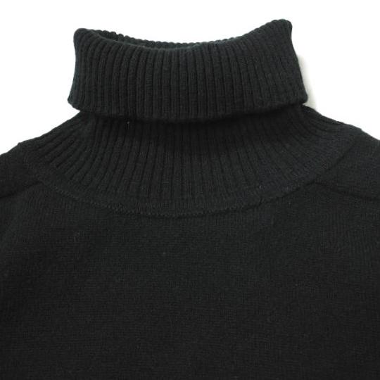 WILLIAM LOCKIE x BEAMS PLUS ウィリアムロッキー ビームスプラス スコットランド製 ROLL NECK ロールネックニット M ブラック セーター |  | 03