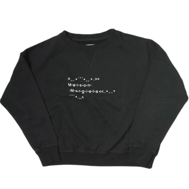 Maison Margiela 1 メゾンマルジェラ 22SS フォトジェネレーター スウェット S51GU0112 S25498 L BLACK プルオーバー 裏毛 マルタン g16042 | 