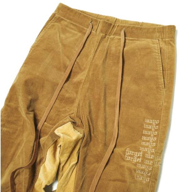 MAYO メイヨー 23AW Forget me not LOUNGE PANTS ラウンジパンツ 21MY-PT53 M Brown イージー 裾ジップ ボトムス g16091 |  | 02