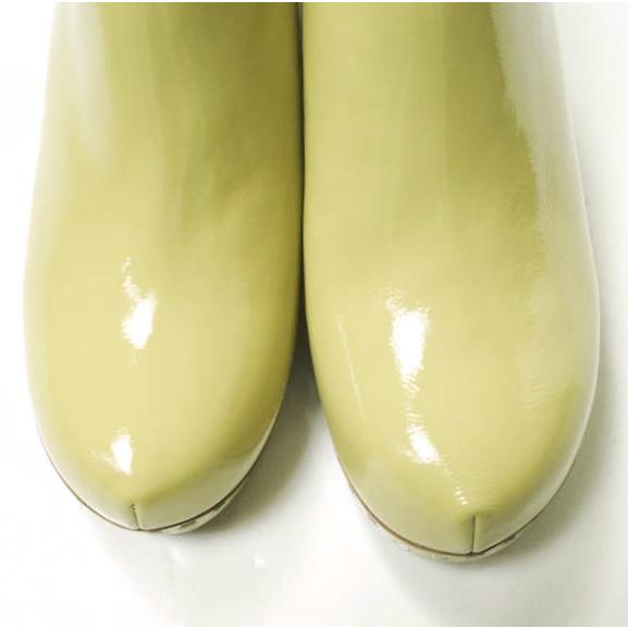 ADAM ET ROPE アダムエロペ 23SS ウッドソールサボ GAA03030 22.5cm ベージュ パテントレザー ウエッジソール サンダル シューズ g16122 |  | 05