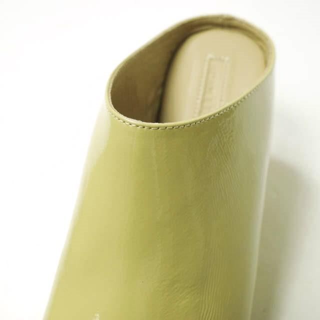 ADAM ET ROPE アダムエロペ 23SS ウッドソールサボ GAA03030 22.5cm ベージュ パテントレザー ウエッジソール サンダル シューズ g16122 |  | 06