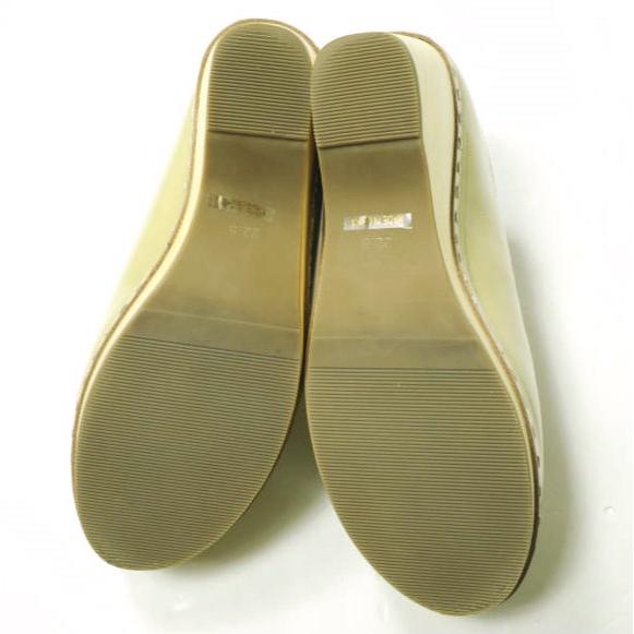 ADAM ET ROPE アダムエロペ 23SS ウッドソールサボ GAA03030 22.5cm ベージュ パテントレザー ウエッジソール サンダル シューズ g16122 |  | 09