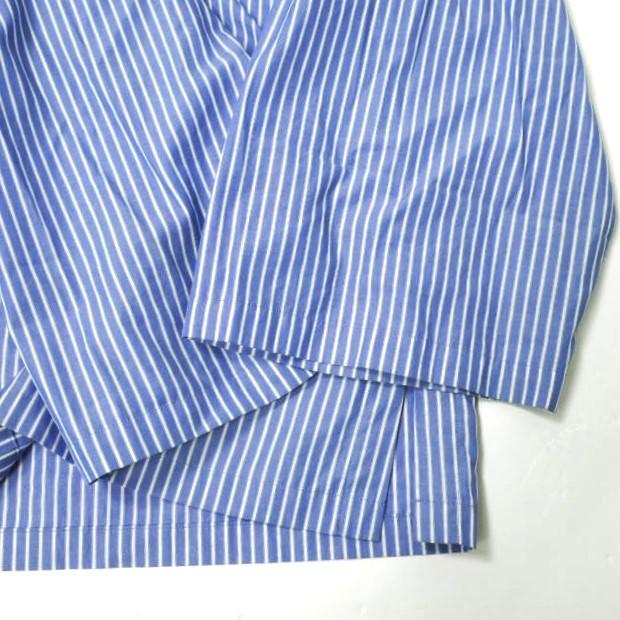 MexiPa メキパ 日本製 Yandyed Mexican Parker ストライプメキシカンシャツパーカー 21-011-MP-8020-1 M SAX STRIPE プルオーバー g16155 |  | 05