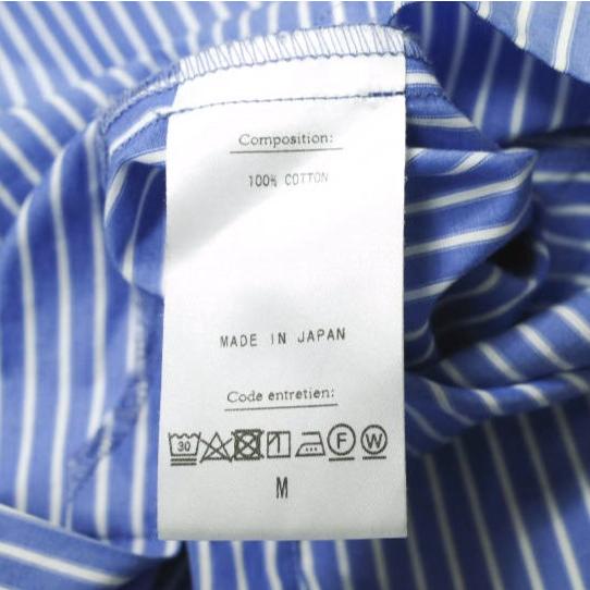 MexiPa メキパ 日本製 Yandyed Mexican Parker ストライプメキシカンシャツパーカー 21-011-MP-8020-1 M SAX STRIPE プルオーバー g16155 |  | 09