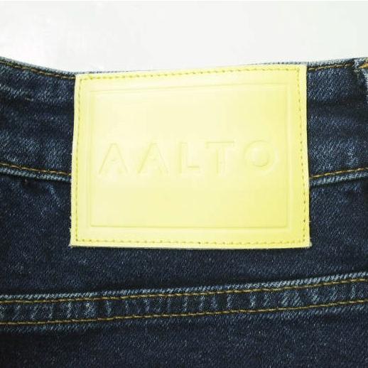 AALTO アールト Classical Front Pleat Denim フロントプリーツ ワイドデニムパンツ W19D1DE03-811 38 90's blue wash カットオフ ボトムス【中古】【AALTO】 AALTO - AALTO アールト Classical Front Pleat Denim フロント