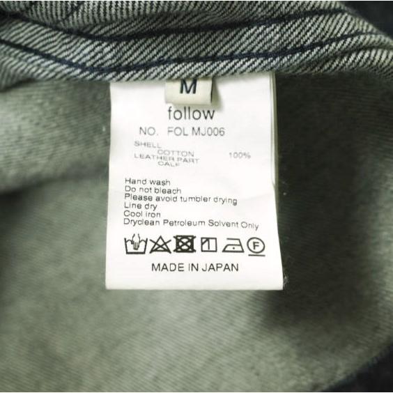 FOLLOW x Brilla per il gusto フォロー ブリッラ ペル イルグスト 別注 コットンデニムカバーオール FOL MJ006 M INDIGO ジャケット |  | 07