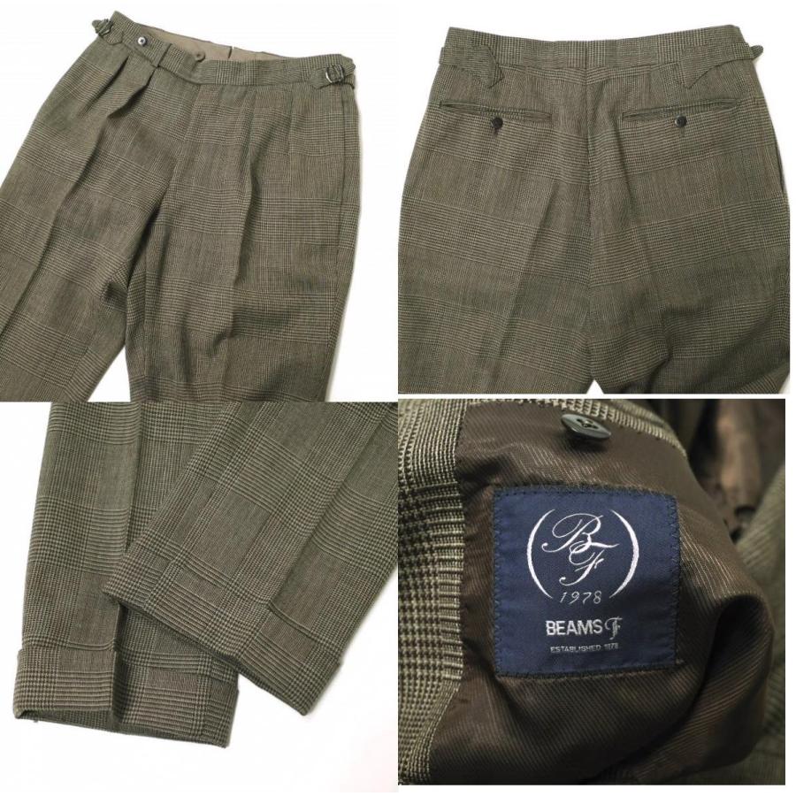 BEAMS F ビームスエフ 22SS 日本製 PIACENZA グレンチェック スーツ 21-17-1787-264 44/8R ブラウン セットアップ 定価132,000円 g16170 |  | 08