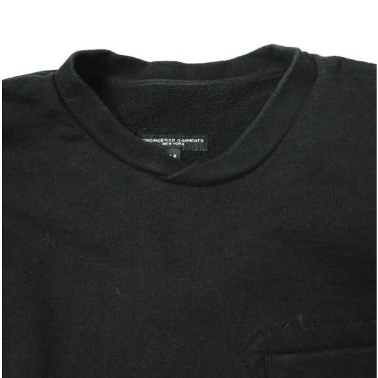 Engineered Garments エンジニアードガーメンツ アメリカ製 Crossneck Pocket Sweat 裏毛 クロスネックポケットスウェット M ブラック |  | 03