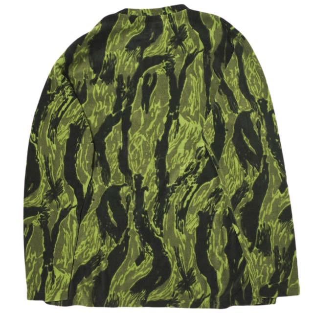 Needles Sportswear ニードルス LS Crew Neck Tee - Poly Fleece フリースプルオーバー FK266 S Tiger Camo Stripe カモフラージュ g16257 |  | 01