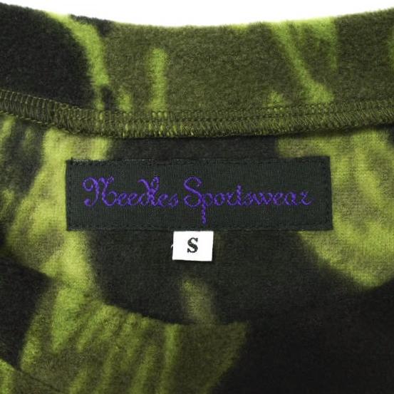 Needles Sportswear ニードルス LS Crew Neck Tee - Poly Fleece フリースプルオーバー FK266 S Tiger Camo Stripe カモフラージュ g16257 |  | 02