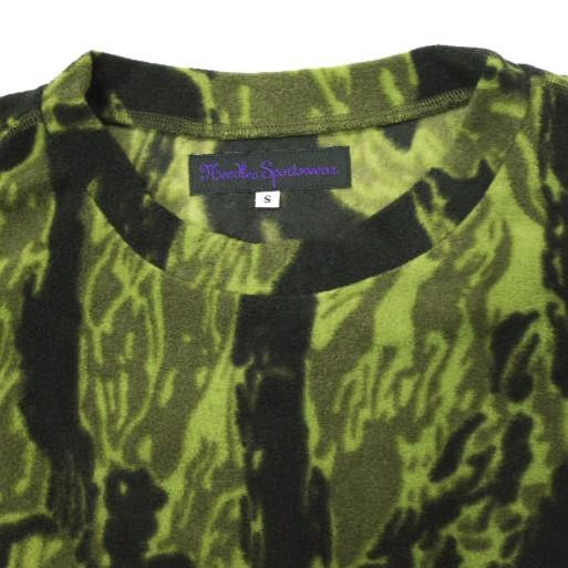 Needles Sportswear ニードルス LS Crew Neck Tee - Poly Fleece フリースプルオーバー FK266 S Tiger Camo Stripe カモフラージュ g16257 |  | 03