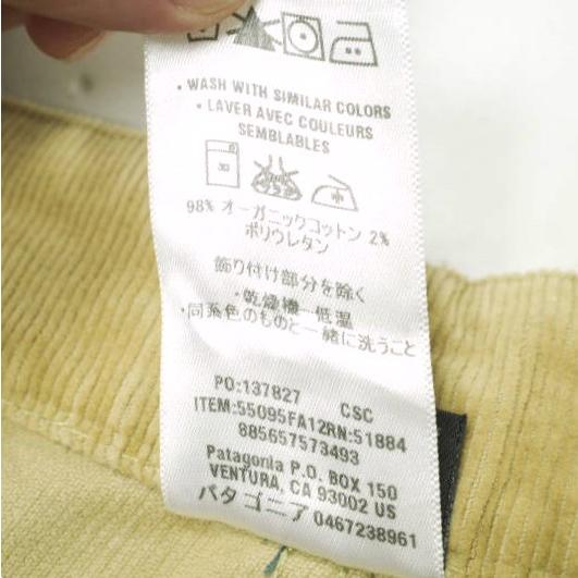 PATAGONIA パタゴニア 12AW M's Straight Cord Pants ストレートコードパンツ 55095 30 CSC(Classic Tan) コーデュロイ ボトムス g16329 |  | 07
