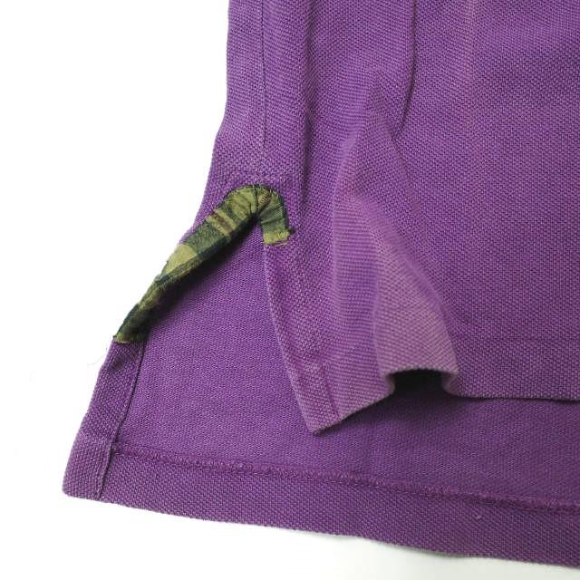 Polo by Ralph Lauren ポロラルフローレン S/S BEADS＆PATCH WORK POLO SHIRTS ビーズ＆パッチワーク鹿の子ポロシャツ S パープル g16381 |  | 06
