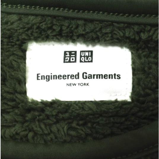 新品 Engineered Garments x UNIQLO エンジニアードガーメンツ ユニクロ 19AW 別注 フリースプルオーバー 341-423111 M OLIVE g16383｜looponline｜07