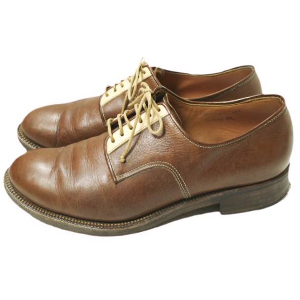 SONOMITSU そのみつ Blucher Plain Toe Cordovan コートバンプレーントゥシューズ S900-14M 24 1/2 Brown × Natural 定価96,800円 g16392 |  | 01