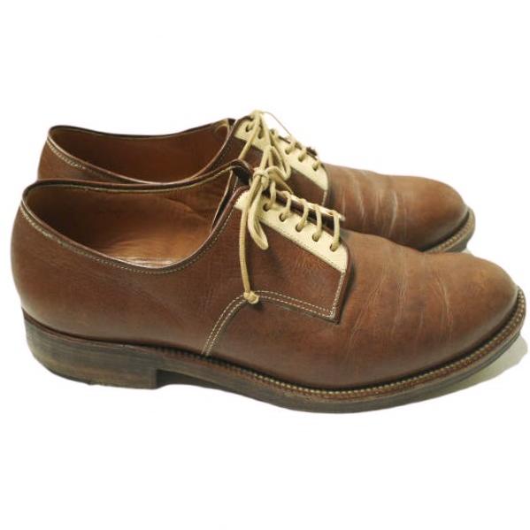 SONOMITSU そのみつ Blucher Plain Toe Cordovan コートバンプレーントゥシューズ S900-14M 24 1/2 Brown × Natural 定価96,800円 g16392 |  | 02