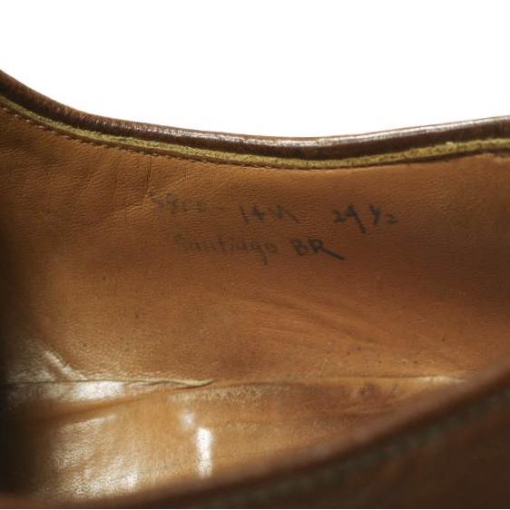 SONOMITSU そのみつ Blucher Plain Toe Cordovan コートバンプレーントゥシューズ S900-14M 24 1/2 Brown × Natural 定価96,800円 g16392 |  | 08